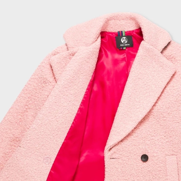 PAUL SMITH Bouclé Cocoon Coat 0440 - Picture 4 of 15